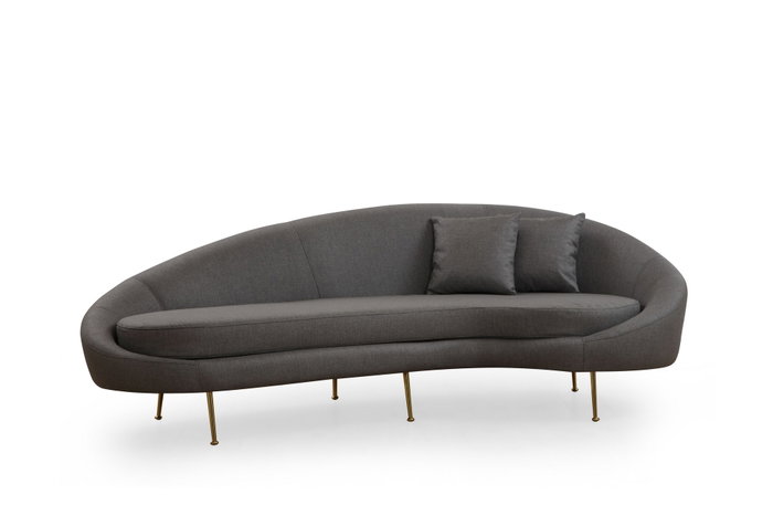 Atelier Del Sofa Sofá de 3 plazas Eses - Dark Grey Atelier Del Sofa Sofá de 3 plazas Eses - Dark Grey